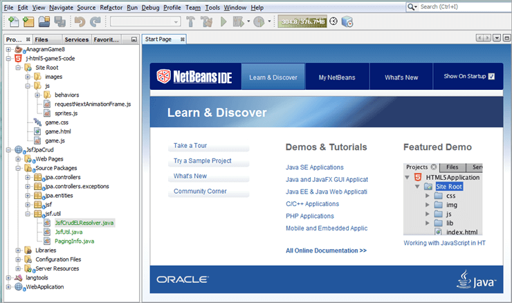 It is useful to develop Web applications, Desktop, Mobile, C++, HTML 5, etc. NetBeans allows applications to be developed