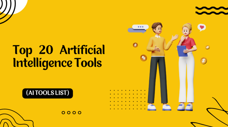 Top 20 AI Tools to use in 2023, Adept, Quillbot, Covarient, Bard, ChatGPT, Bing AI, Replika, Anthropic, GitHub Copilot, Google Assistant, Siri, Alexa, Grammarly, Jasper, OpenCV, TensorFlow, Watson, Dall-E, Remini, Playground AI, Application of AI in modern World (ai business tools), AI In Education / ai research tools, AI in E-Commerce, AI in Lifestyle, AI in Navigation, AI in Healthcare, AI in Social Media, AI in Marketing / ai design tools, AI as Chatbots,